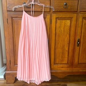 JR Peach TOBI pleated bare back dress size M